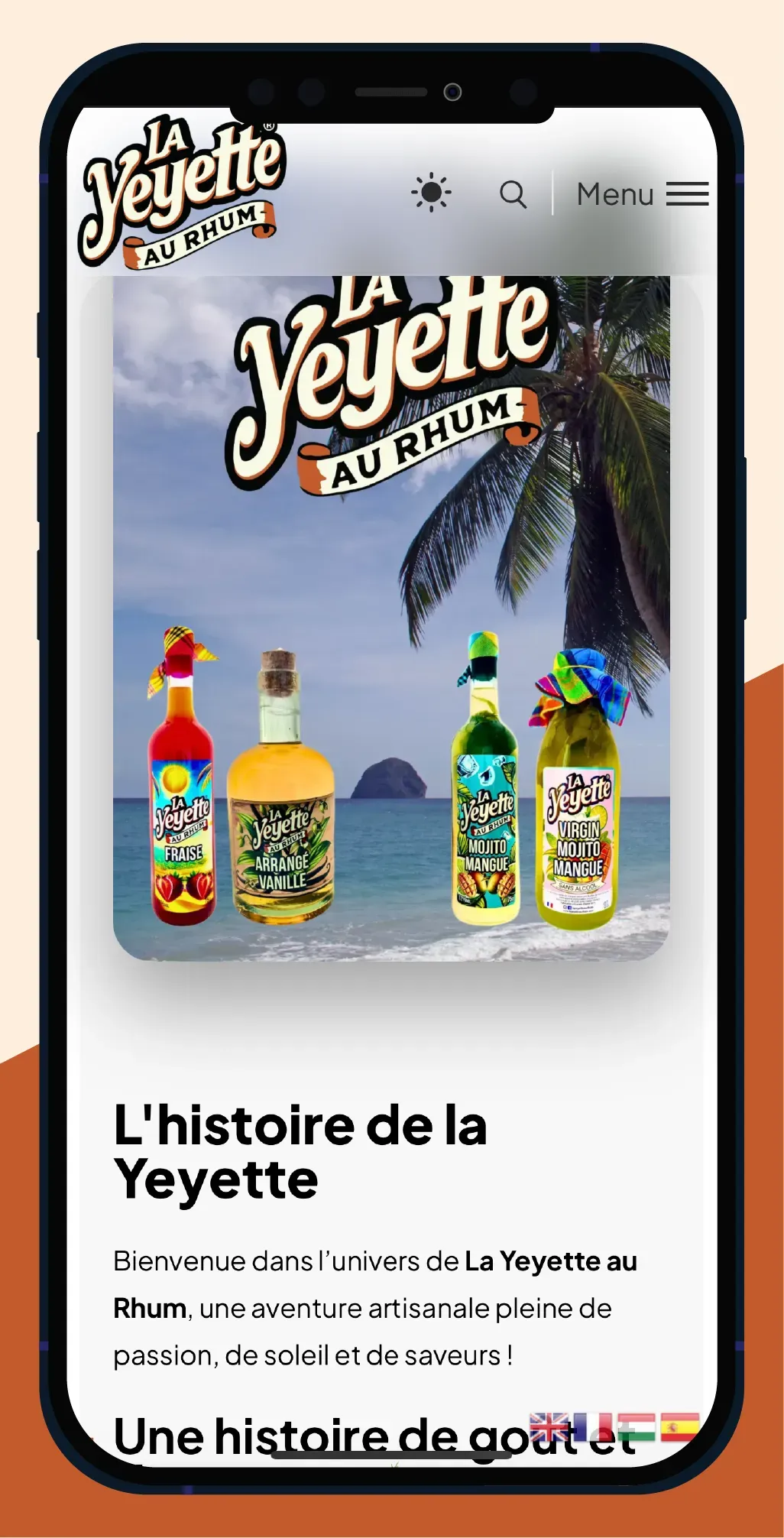 Refonte e-commerce & Identité Visuelle - La Yeyette au Rhum (La Yeyette au Rhum) — visuel 2