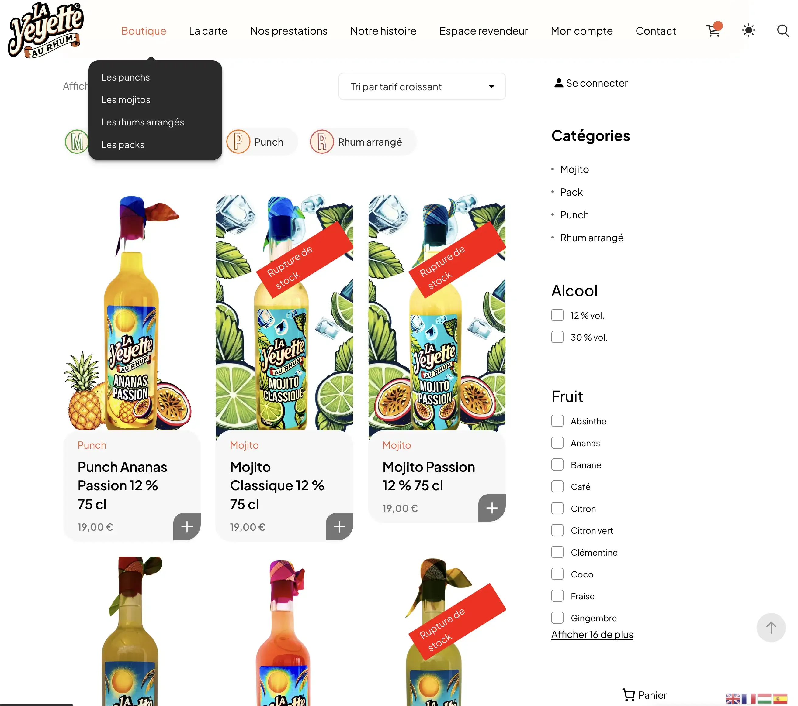 Refonte e-commerce & Identité Visuelle - La Yeyette au Rhum (La Yeyette au Rhum) — visuel 6