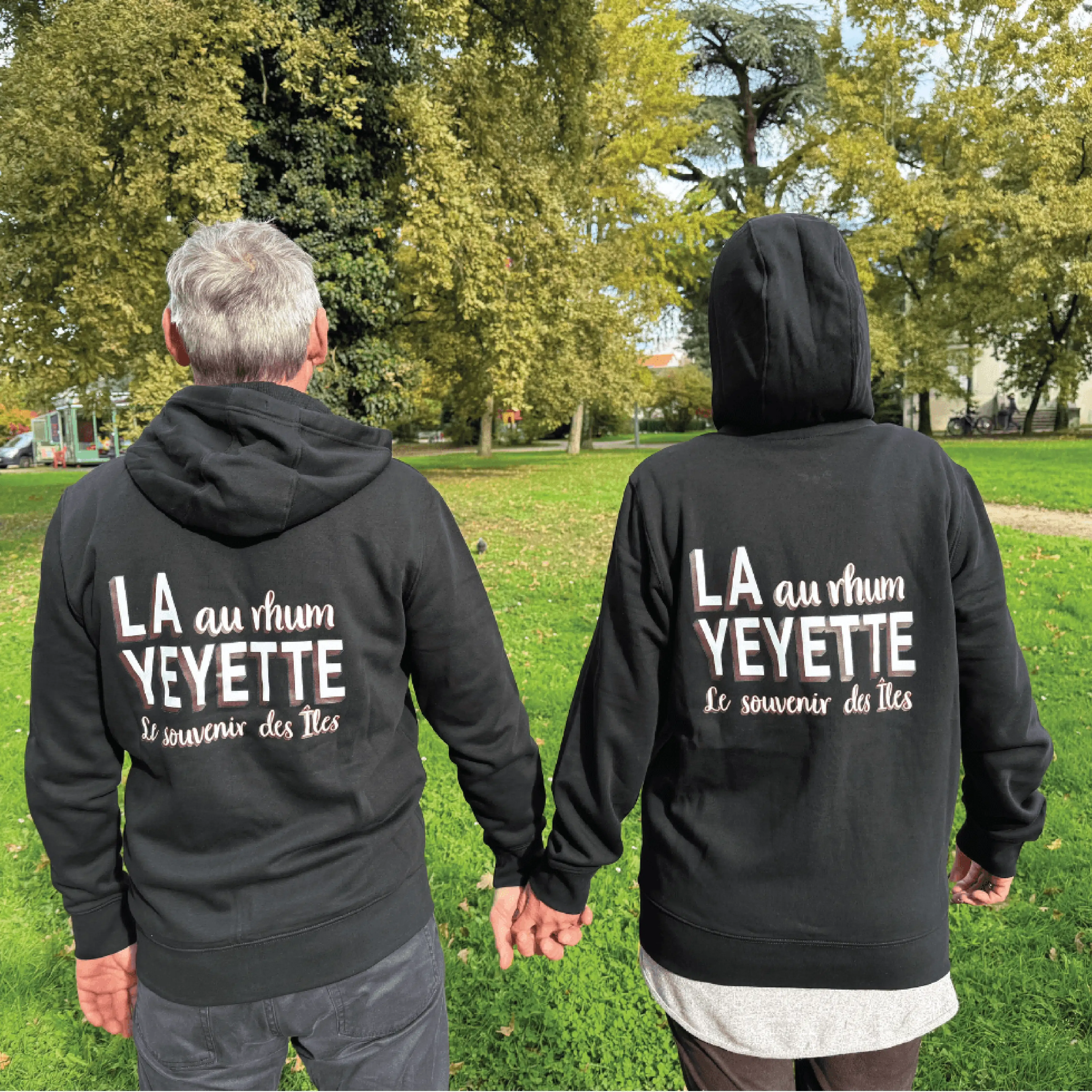 Hoodies Zippés Personnalisés (La Yeyette au Rhum) — visuel 2