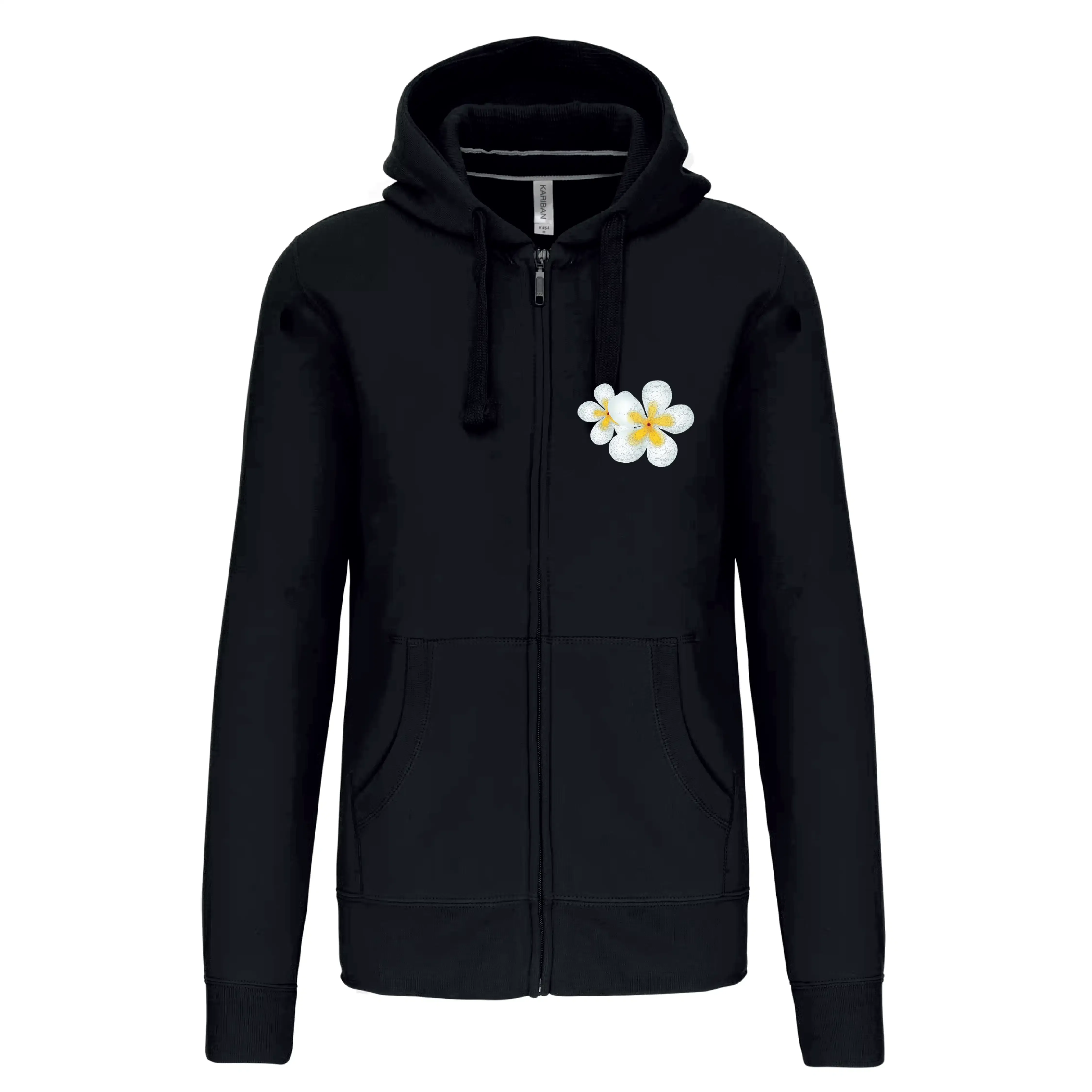 Hoodies Zippés Personnalisés (La Yeyette au Rhum) — visuel 3